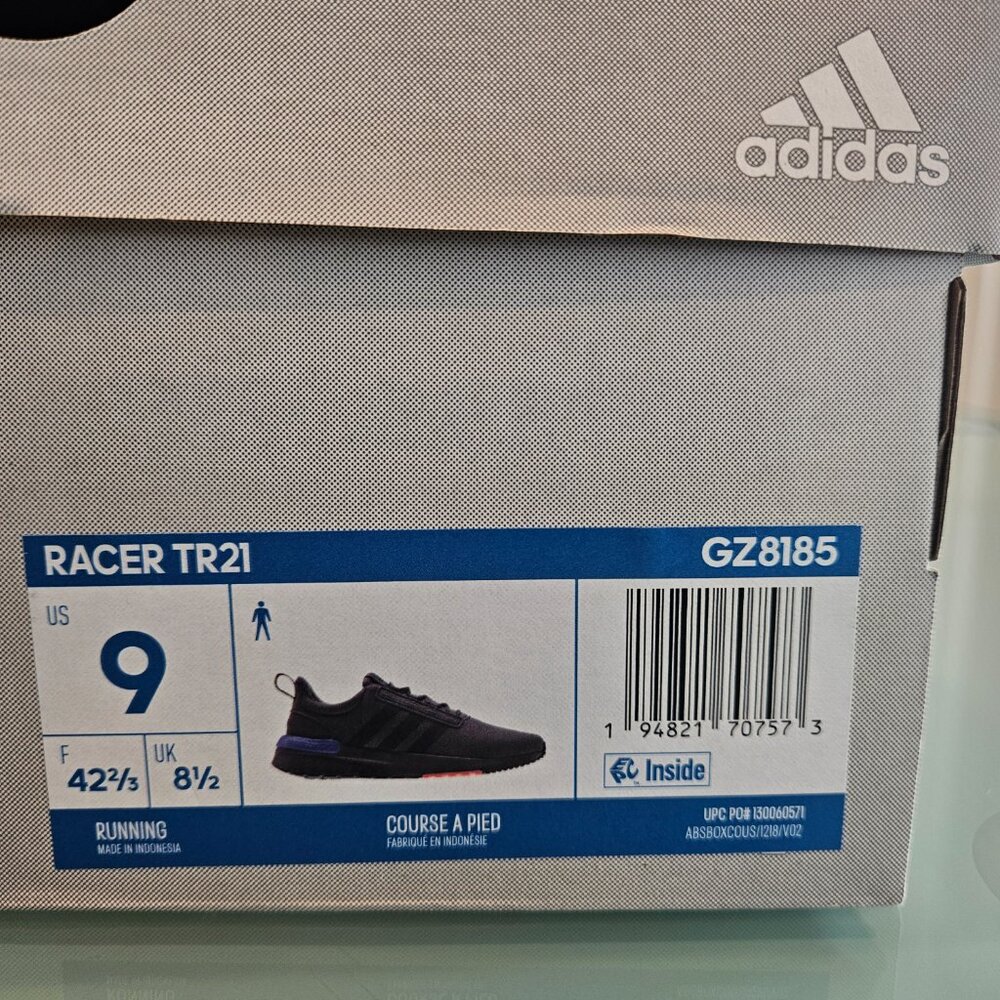 Adidas Racer TR21 Size 9 New In Box - Picture 11 of 12